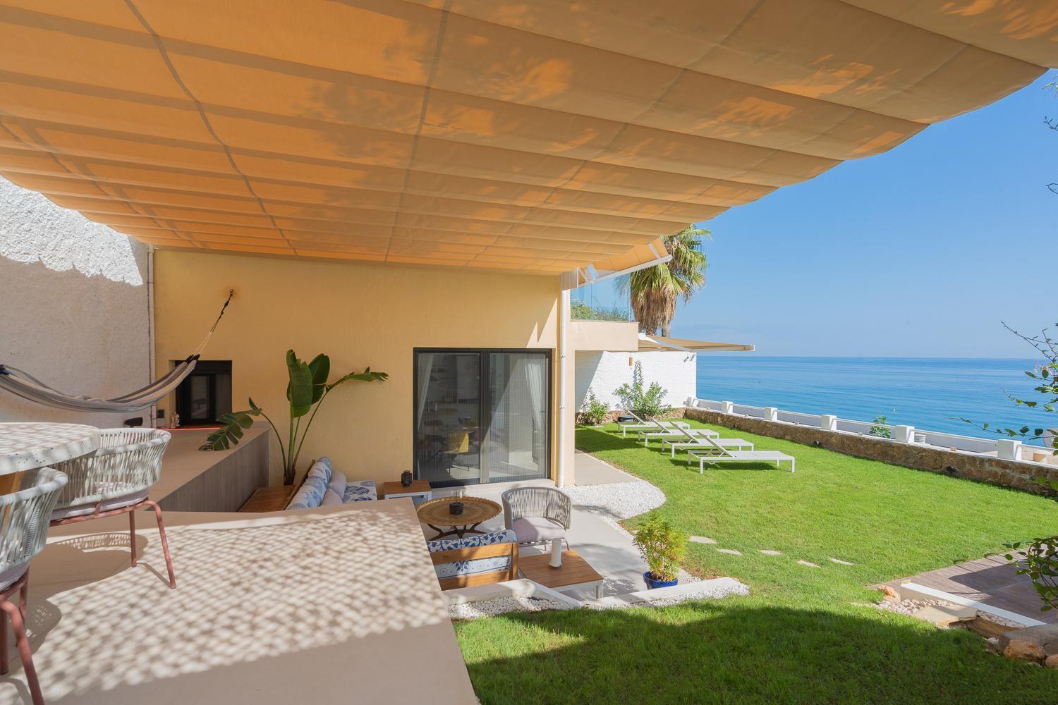托雷莫利诺斯Private 250Sqm Garden Duplex, Jacuzzi, Cinema, Sea View Escape公寓 外观 照片