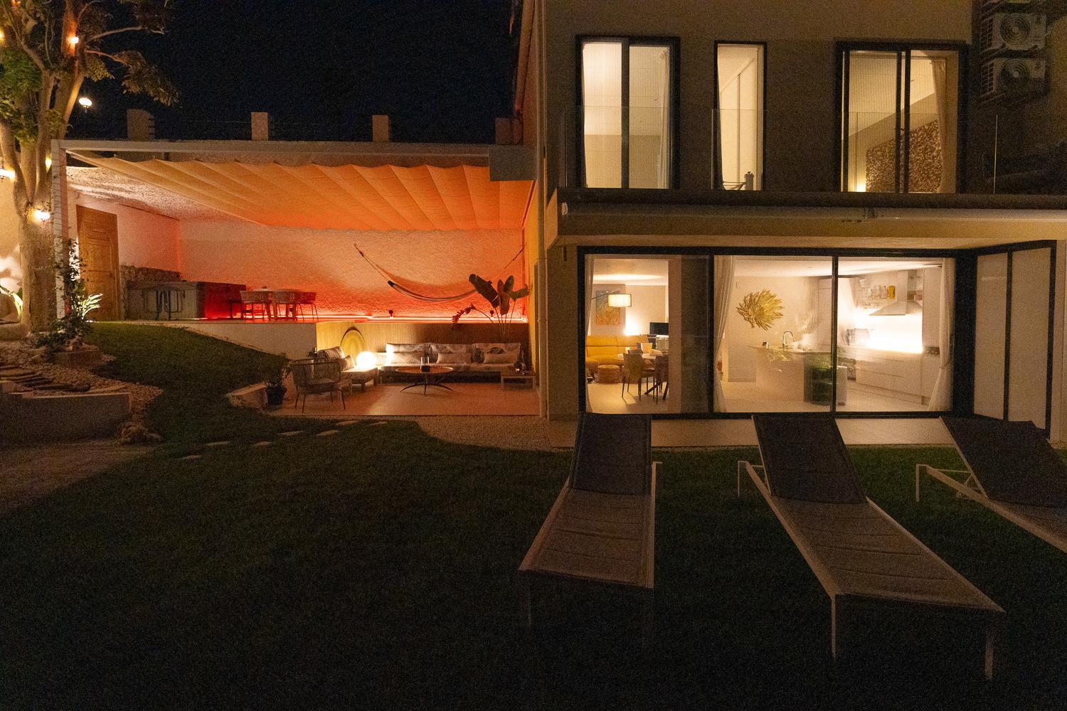 托雷莫利诺斯Private 250Sqm Garden Duplex, Jacuzzi, Cinema, Sea View Escape公寓 外观 照片