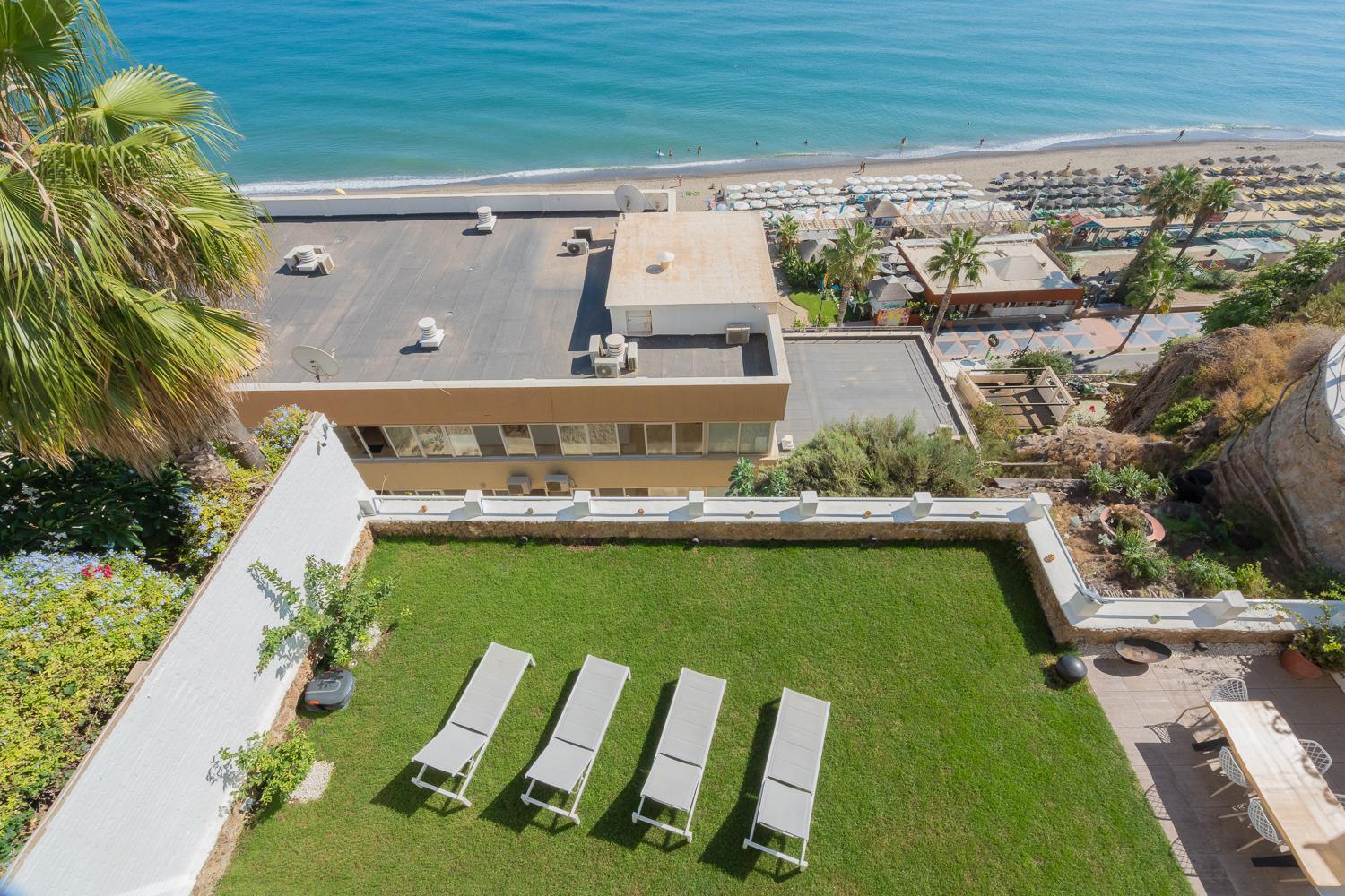 托雷莫利诺斯Private 250Sqm Garden Duplex, Jacuzzi, Cinema, Sea View Escape公寓 外观 照片